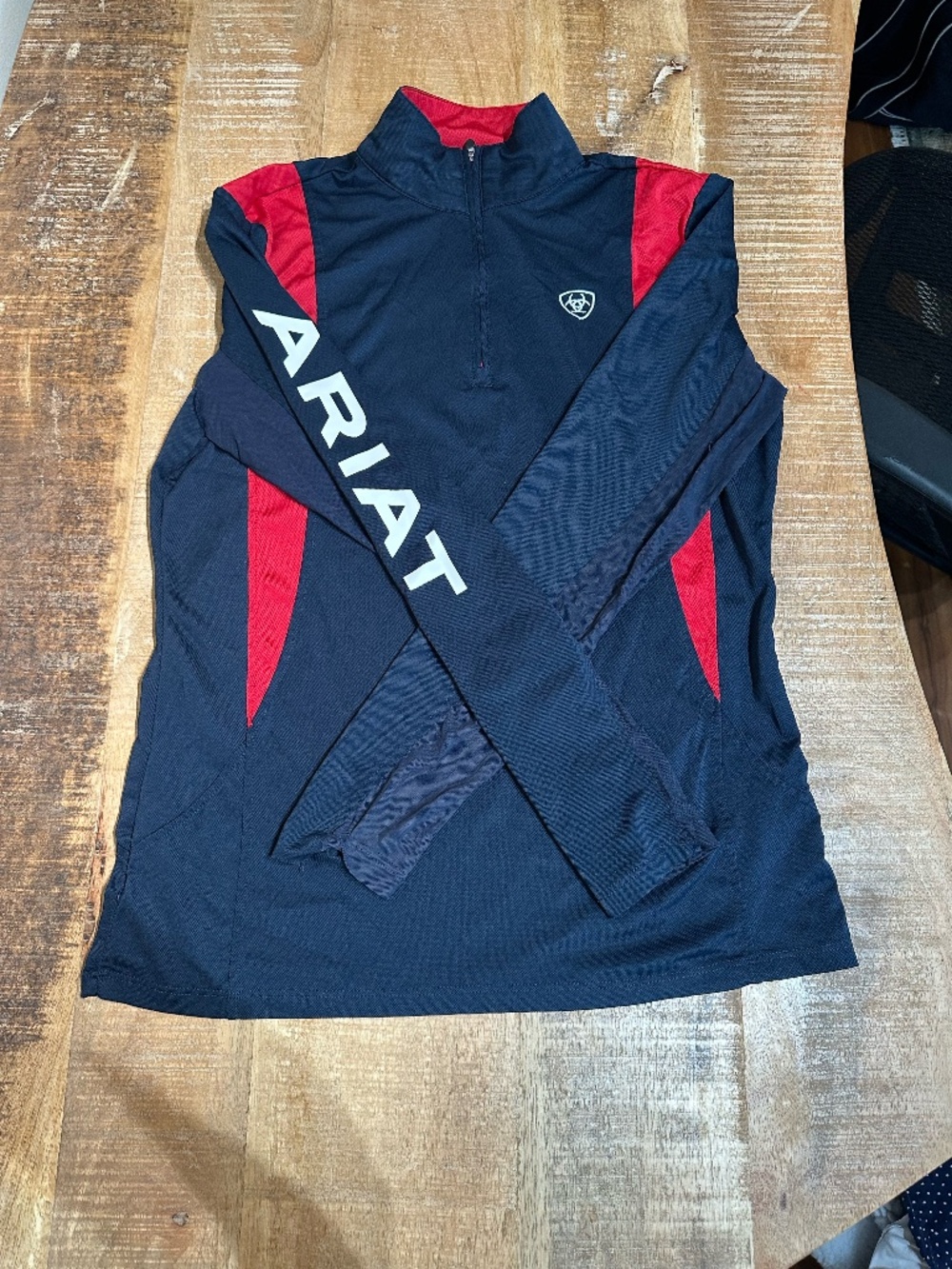Ariat English Quarter Zip Riding Shirt - Size M